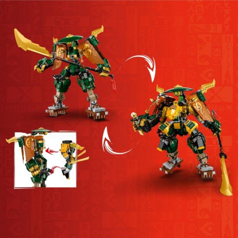 Klocki Ninjago 71794 Drużyna mechów ninja Lloyda i Arina LEGO