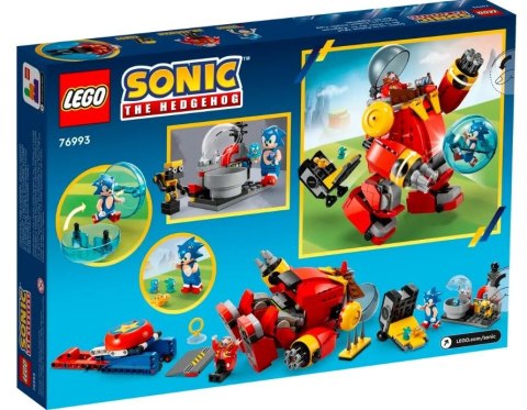 Klocki Sonic 76993 Sonic kontra dr. Eggman i robot Death Egg LEGO