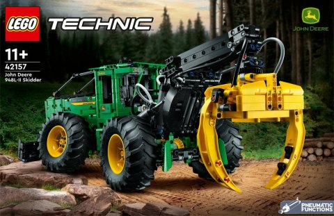 Klocki Technic 42157 Ciągnik zrywkowy John Deere 948L-II LEGO