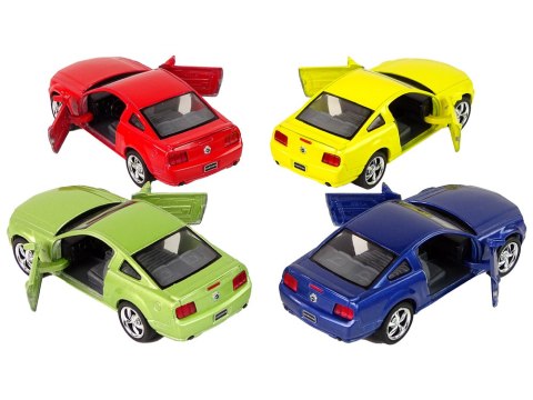 Metalowe Autko Ford Mustang GT 2006 1:38 4 Kolory Napęd HXKT041 LEAN Toys