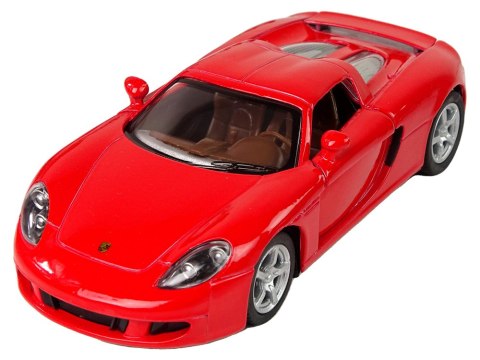 Metalowe Autko Porsche Carrera GT 1:36 4 Kolory Napęd HXKT038 LEAN Toys