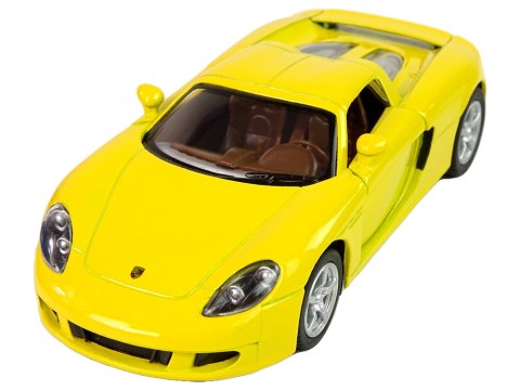 Metalowe Autko Porsche Carrera GT 1:36 4 Kolory Napęd HXKT038 LEAN Toys