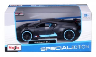 Bugatti Divo 1/24 Szaro-niebieski Maisto