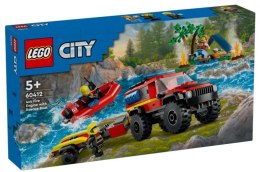 Klocki City 60412 Terenowy wóz strażacki z łodzią ratunkową LEGO