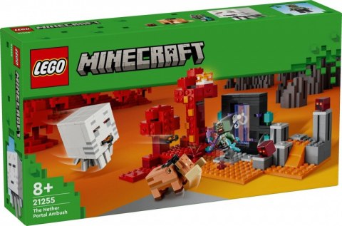 Klocki Minecraft 21255 Zasadzka w portalu do Netheru LEGO