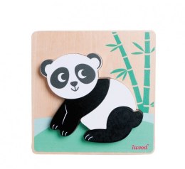 Ukladanka drewniana zwierzątka Panda IWood