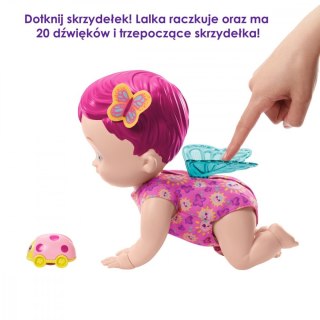 Lalka My Garden Baby Raczkujący Bobasek-Motylek różowa Mattel