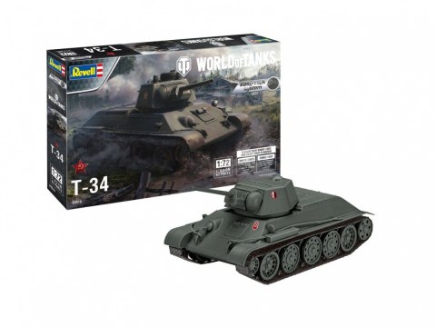 Model plastikowy Czołg T-34 World of Tanks Revell