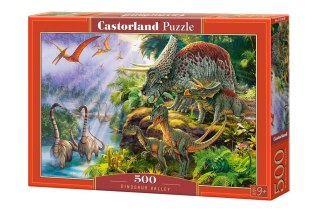 Puzzle 500 elementów Dinozaury dolina Castor