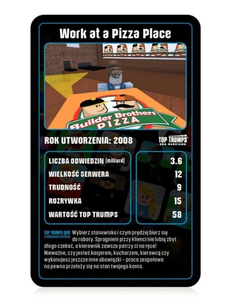 Gra Top Trumps Przewodnik po Roblox Winning Moves