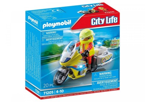 Zestaw z figurką City Life 71205 Motor ratunkowy ze światłem Playmobil Zestaw z figurką City Life 71205 Motor ratunkowy ze światłem Playmobil