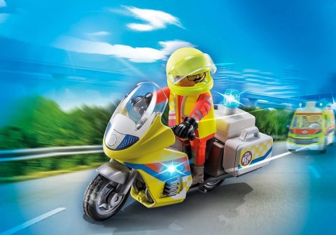 Zestaw z figurką City Life 71205 Motor ratunkowy ze światłem Playmobil Zestaw z figurką City Life 71205 Motor ratunkowy ze światłem Playmobil
