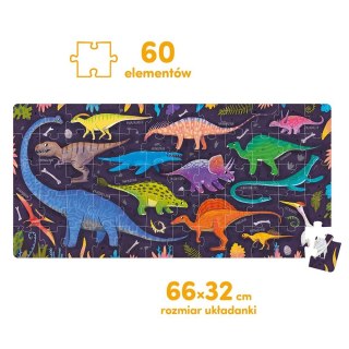 Puzzle 60 elementów Grr Dinozaury CzuCzu