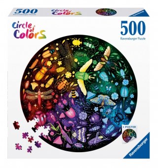 Puzzle 500 elementów Paleta kolorów Insekty Ravensburger Polska