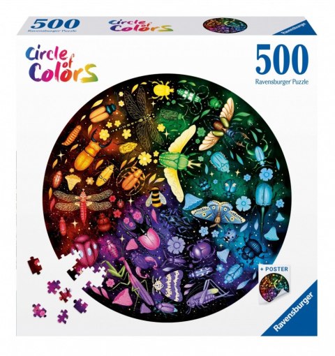 Puzzle 500 elementów Paleta kolorów Insekty Ravensburger Polska