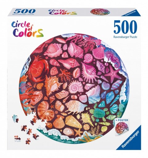 Puzzle 500 elementów Paleta kolorów Muszle Ravensburger Polska