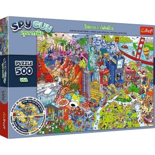 Puzzle 500 elementów Spy Guy Lost Items USA Trefl