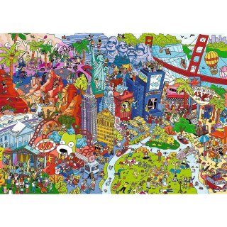 Puzzle 500 elementów Spy Guy Lost Items USA Trefl