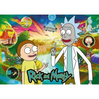 Puzzle 1000 elementów Premium Plus Rick i Morty Trefl