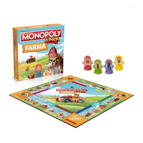 Gra Monopoly Junior Farma Winning Moves