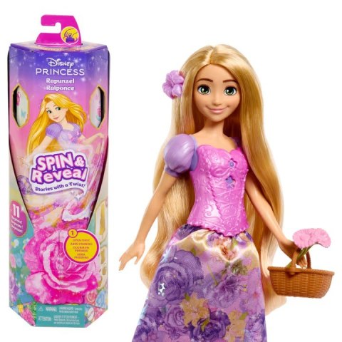 Lalka Disney Princess Spin Reveal Roszpunka Mattel
