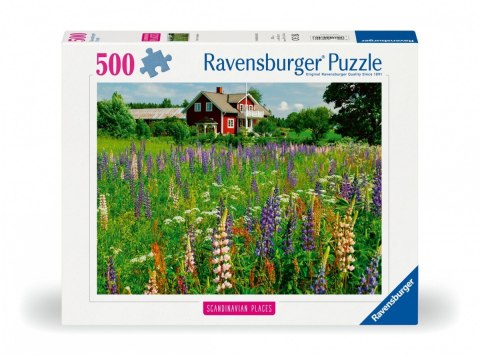 Puzzle 500 elementów Łąka w Szwecji Ravensburger Polska