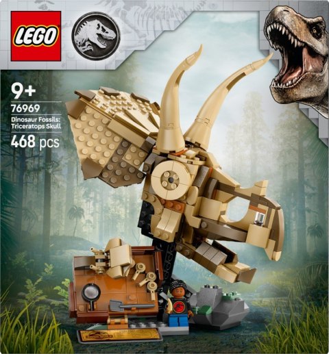 Klocki Jurassic World 76969 Szkielety dinozaurów: czaszka triceratopsa LEGO Klocki Jurassic World 76969 Szkielety dinozaurów: czaszka triceratopsa LEGO