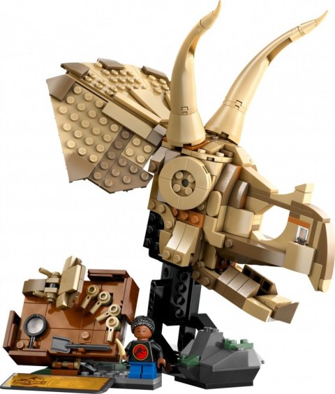 Klocki Jurassic World 76969 Szkielety dinozaurów: czaszka triceratopsa LEGO Klocki Jurassic World 76969 Szkielety dinozaurów: czaszka triceratopsa LEGO