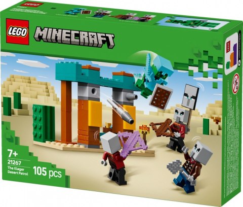 Klocki Minecraft 21267 Pustynny patrol złosadników LEGO