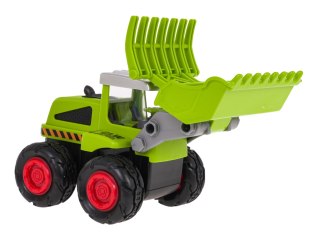 Metalowy Traktor z Ładowaczem przednim dla dzieci 3+ Model 1:55 Ruchomy Ładowacz + Gumowe opony + Napęd na tył