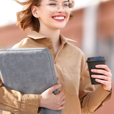 Etui pokrowiec na laptop tablet 13" - 13.9" szary UGREEN