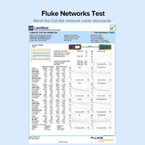 Patchcord kabel przewód sieciowy Ethernet RJ45 Cat 6A UTP 1000Mbps 5m UGREEN