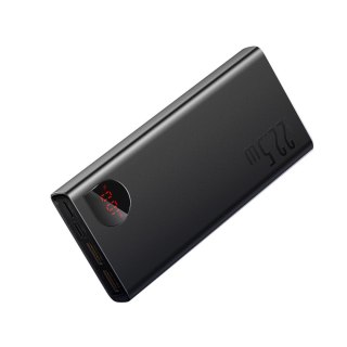 Adaman powerbank z szybkim ładowaniem 20000mAh 22.5W kabel USB-C 0.3m czarny BASEUS