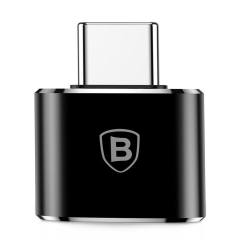 Adapter przejściówka ze złącza USB na USB-C OTG - czarny BASEUS