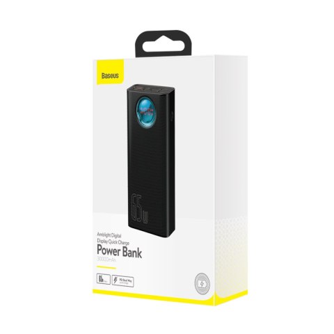 Amblight powerbank 65W 30000mAh Overseas Edition czarny BASEUS