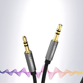 Kabel przewód audio AUX mini jack 3.5mm 1m - czarny UGREEN