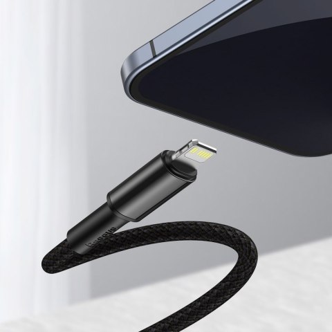 Kabel przewód do iPhone USB-C - Lightning szybkie ładowanie 20W 1m - czarny BASEUS