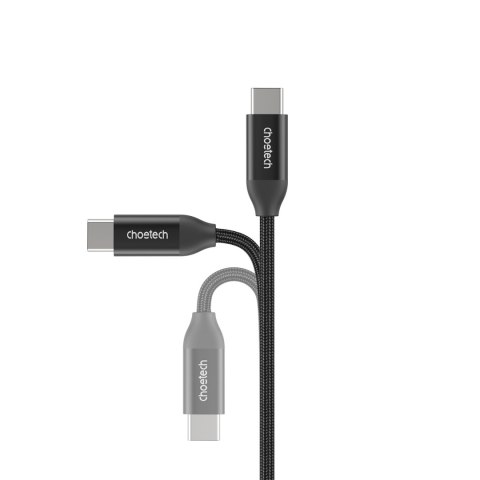 Kabel przewód do ładowania i transmisji danych USB-C 1m - czarny CHOETECH