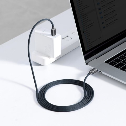 Kabel przewód do szybkiego ładowania i transferu danych USB-C USB-C 100W 2m czarny BASEUS