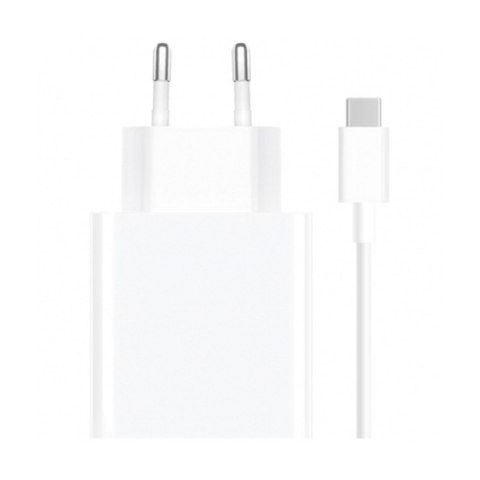 Szybka ładowarka sieciowa USB-A do USB-C Travel Charger Combo 120W - biały XIAOMI