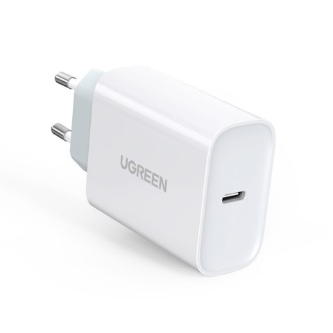 Szybka ładowarka sieciowa USB-C Power Delivery 30 W Quick Charge 4.0 biały UGREEN