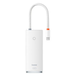 Wielofunkcyjny HUB Lite Series USB-C 2x USB PD HDMI SD/TF biały BASEUS