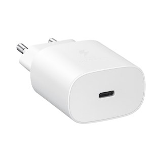 2w1 Ładowarka sieciowa 25W + kabel przewód USB-C 1m biały SAMSUNG