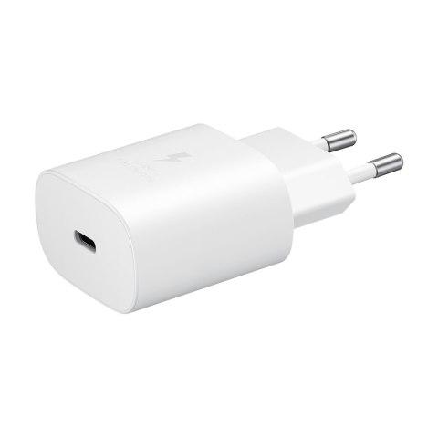 2w1 Ładowarka sieciowa 25W + kabel przewód USB-C 1m biały SAMSUNG