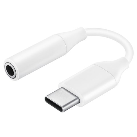 Adapter przejściówka słuchawek 3,5 mm mini jack żeński - USB-C męski biały SAMSUNG