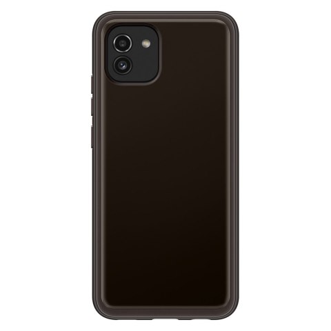 Etui osłona do Galaxy A03 Soft Clear Cover czarny SAMSUNG