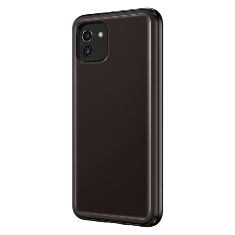 Etui osłona do Galaxy A03 Soft Clear Cover czarny SAMSUNG