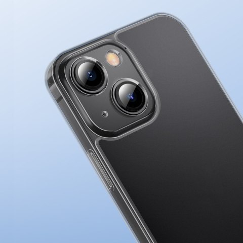 Etui pokrowiec do iPhone 13 sztywna obudowa z żelową ramką czarny BASEUS