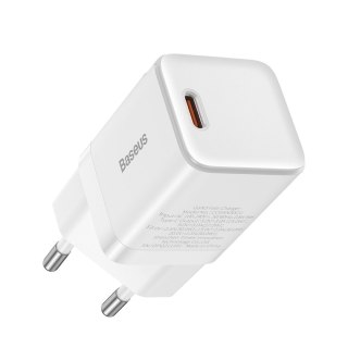 Szybka ładowarka sieciowa GaN3 do kabla USB-C 30W biały BASEUS