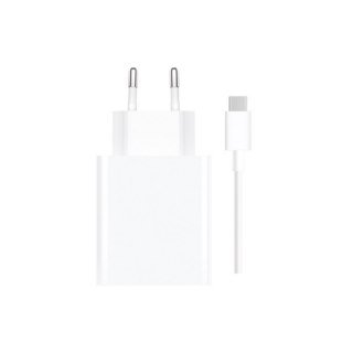 Szybka ładowarka sieciowa XIAOMI Travel Charger 33W PD + kabel USB - USB-C biała XIAOMI